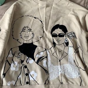 Zara crew neck sweater